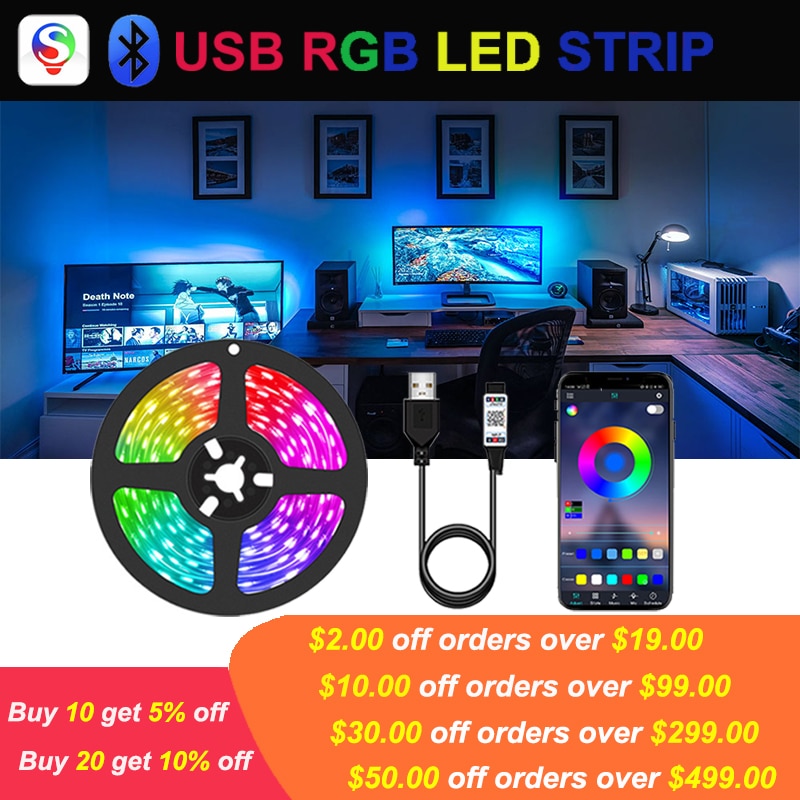  USB LED Ʈ , 5050  ȭ RGB Ʈ, 5V  ׿  Ʈ, TV   